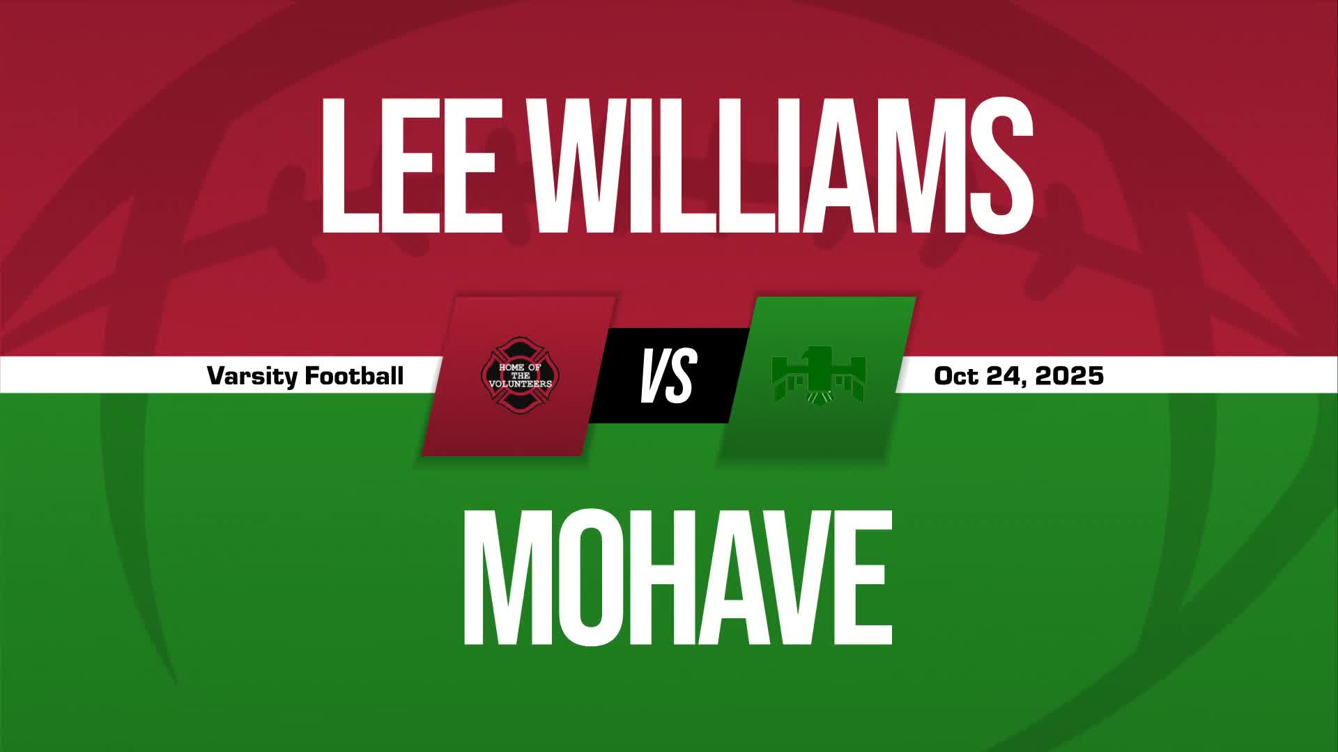 Football Game Preview: Lee Williams Volunteers vs. Mingus Marauders