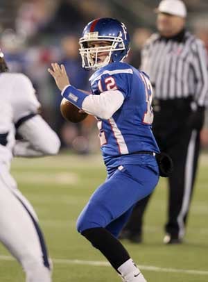 Jake Browning has thrown for a state-record 72
touchdowns in 2013.