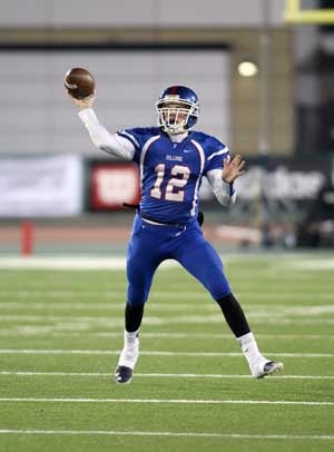 Jake Browning's ability to get out of trouble and
throw on the run is much greater in 2013.