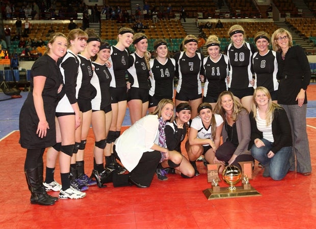 The Lutheran girls volleyball team saw its 47-match winning streak come to an end earlier this season. But the loss hasn't hurt the team's spirits by any means.