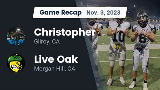 Football Game Recap: Menlo School Knights vs. Live Oak Acorns