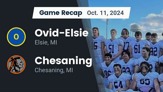 Football Recap: Chesaning's  Win  on Friday Extends Winning Stre