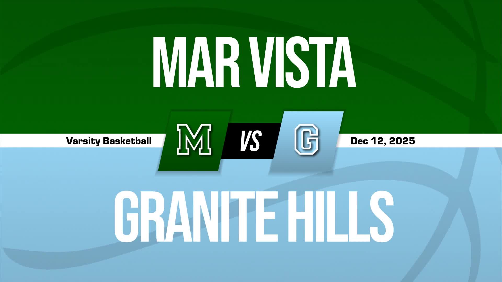 Basketball Recap: Granite Hills Drops Highest Score of Season Against Mar Vista + How To Watch