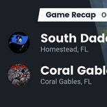 Football Game Recap: Southwest Eagles vs. Coral Gables Cavaliers