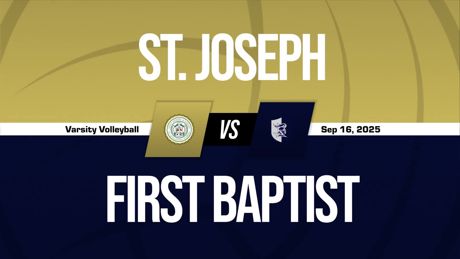 Volleyball Recap: St. Joseph Academy Beats First Baptist Christian Academy for Their Third Straight  Win
