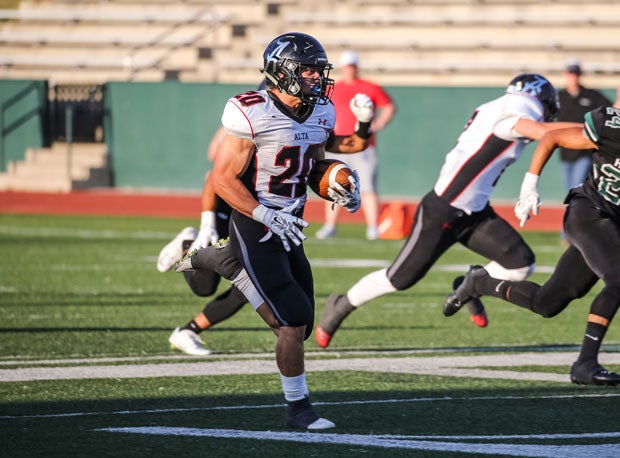 Alta's Josh Davis is second in Utah in rushing with 1,132 yards and 15 touchdowns on 122 carries.