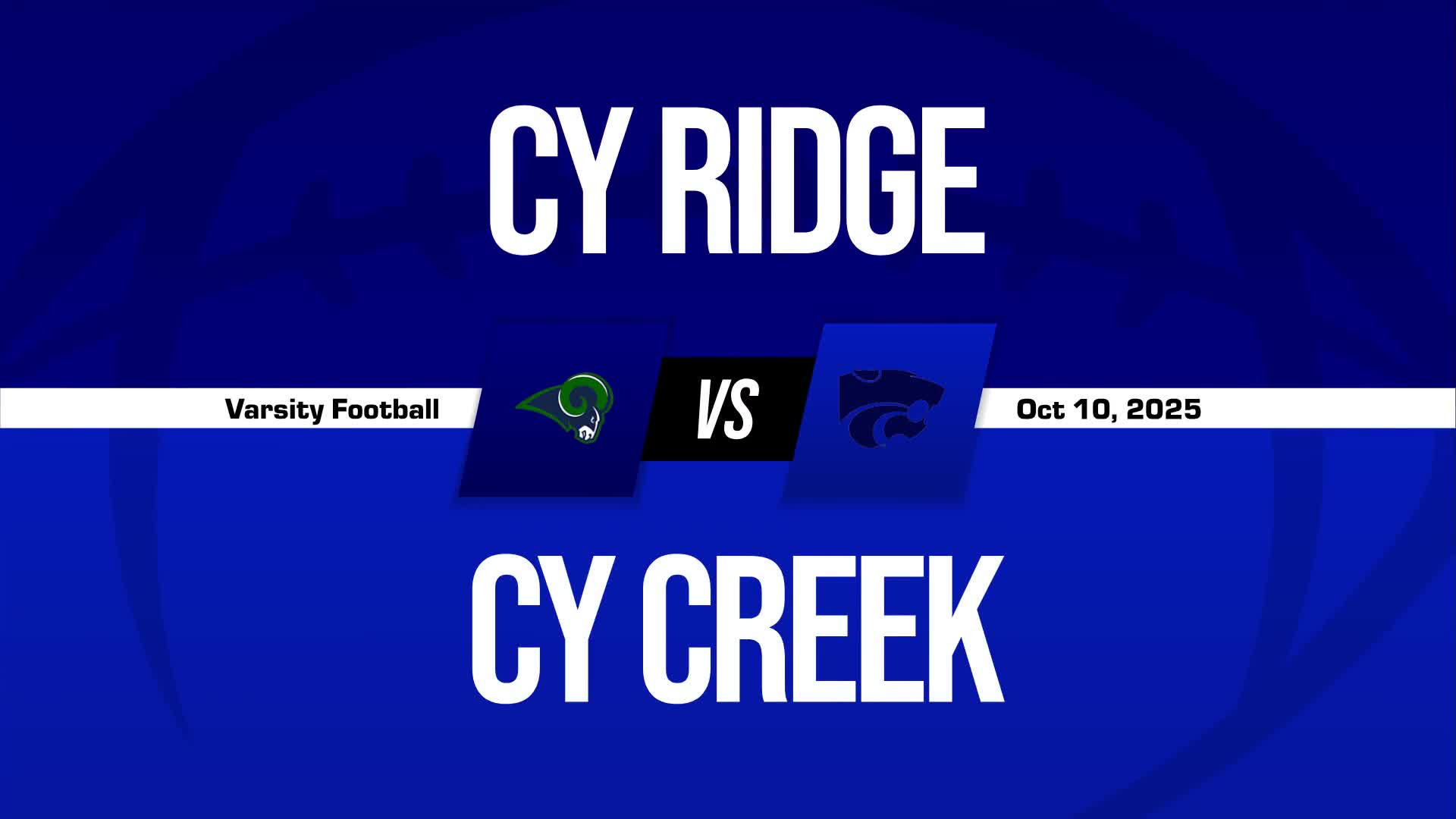 Football Game Preview: Cypress Ridge Rams vs. Northbrook Raiders + How To Watch