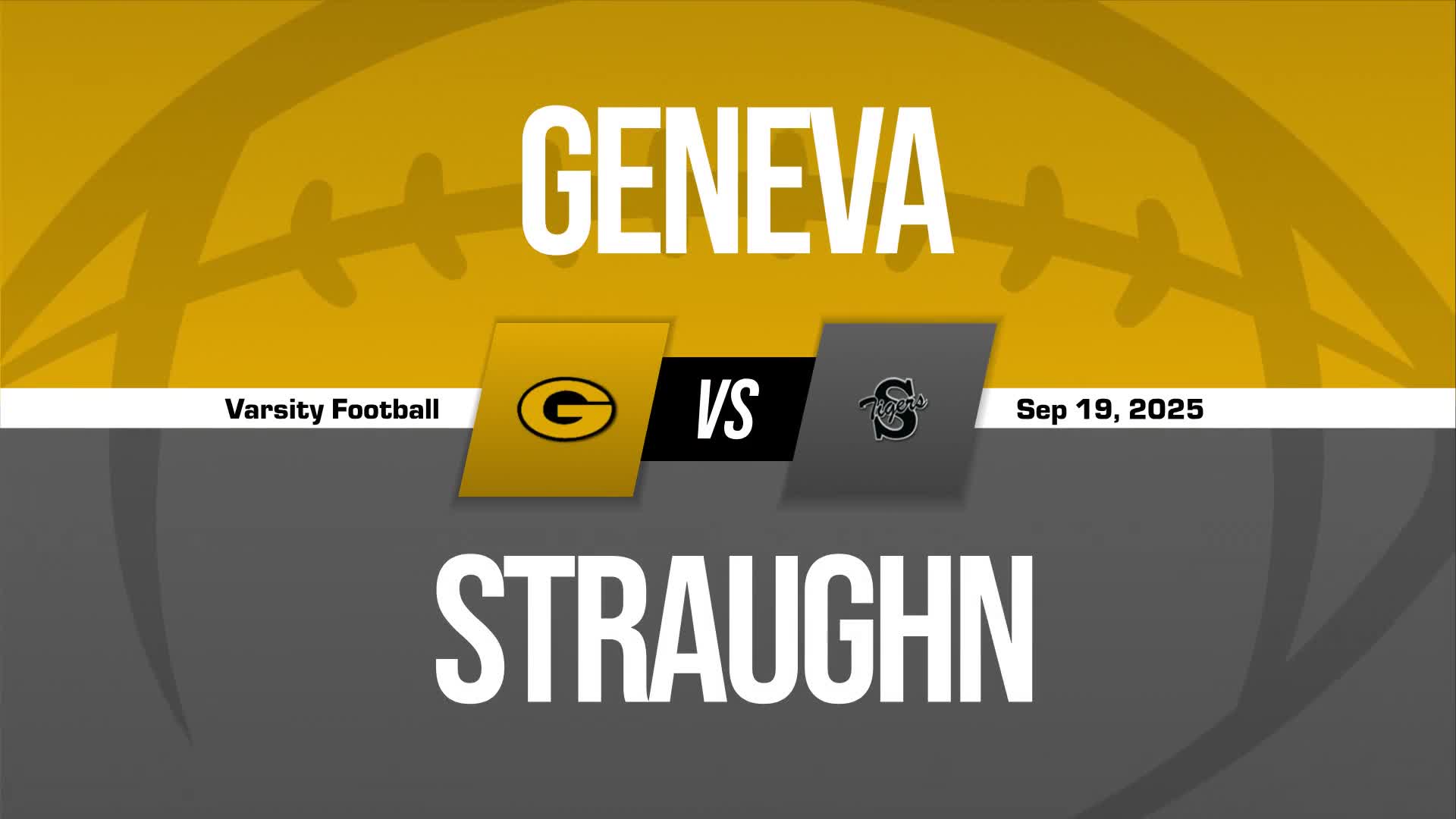 Football Recap: Straughn Falls Despite Big Games from  Tate Watson and  Charlie Jordan + How To Watch