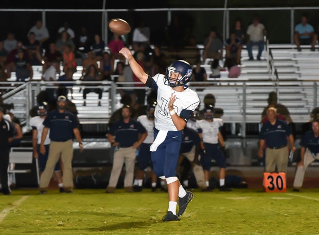 Perry's Brock Purdy is one of the state's top passers, averaging 361 yards in the air.