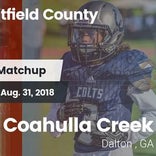 Football Game Recap: Southeast Whitfield County vs. Coahulla Cre