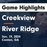 Basketball Recap: Amilya Taft (sy) leads Creekview to victory over Woodstock