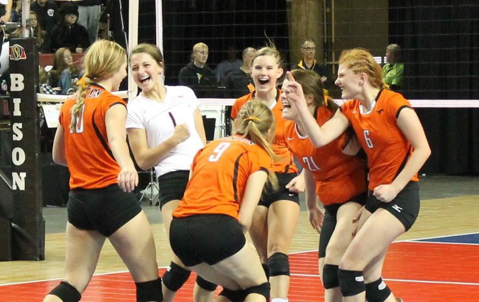 B-3 volleyball subdistrict tops Nebraska