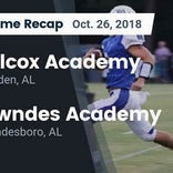 Football Game Recap: Wilcox Academy vs. Marengo Academy