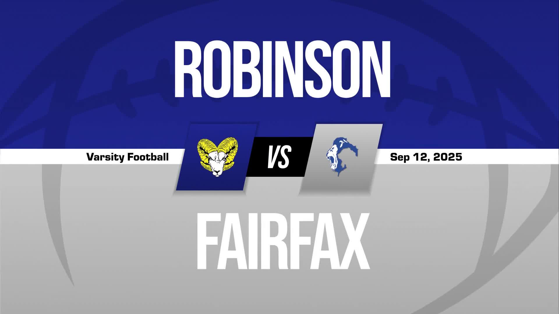 Football Recap: Robinson Takes a Loss
