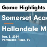 Dynamic duo of  Jamari Bolden and  Claille Pierre lead Hallandale to victory