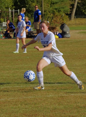 Dakers is interested in making soccer her sport of
choice in college.