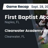 Football Game Preview: Indian Rocks Christian vs. First Baptist 