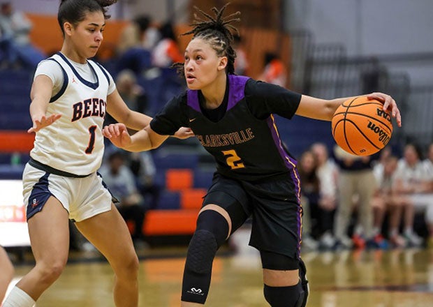 Imari Berry of Clarksville is the 2023-24 Tennessee MaxPreps Player of the Year. Berry averaged 24 points per game and broke the school scoring mark once held by WNBA veteran Bashaara Graves. (Photo: Carl Edmondson Jr.)