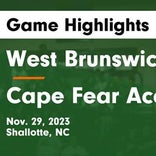 West Brunswick vs. Cape Fear Academy