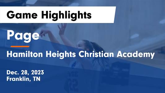 Hamilton Heights Christian Academy piles up the points against Maryville Christian