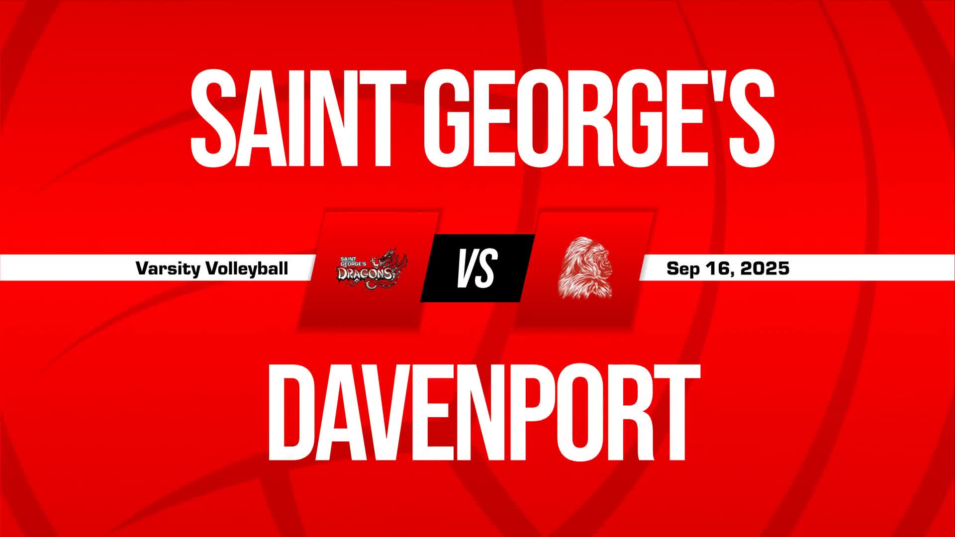 Volleyball Recap: St. George's Comes Up Short