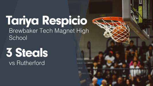 Tariya Respicio Game Report: vs Eufaula