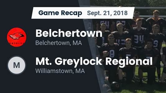 Football Game Preview: Amherst-Pelham Regional vs. Mt. Greylock Regional