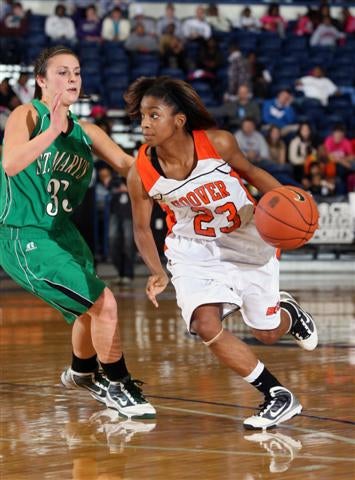 Hoover's Meghan Dunn had big game against St. Mary's.