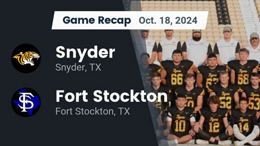 Football Game Preview: Snyder Tigers vs. Seminole Indians