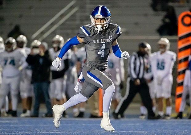 Senior safety R.J. Whitten of Folsom holds offers from BYU, California and Colorado after recording 47 tackles, 3.5 tackles for loss and an interception in 2022. (Photo: Robert Schlie)
