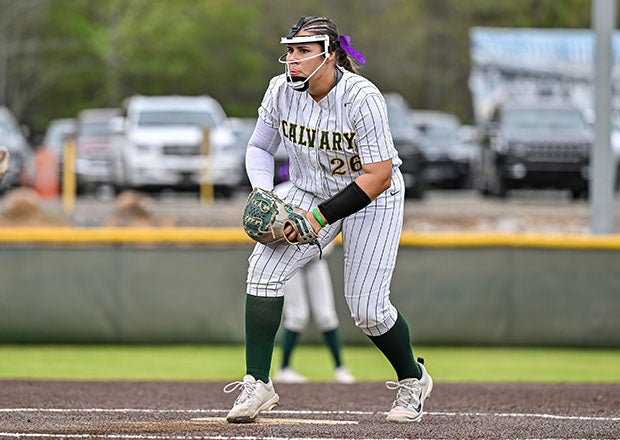 Kynzee Anderson went 24-1 with 245 strikeouts and 1.26 ERA this season for Louisiana state champion Calvary Baptist Academy. (FILE PHOTO: Wayne Grubbs)