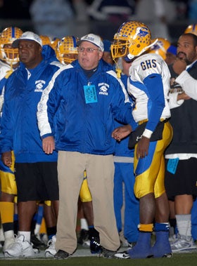 Alberghini during final moments of loss to Rocklin.
