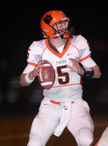 Reilly O'Toole threw just seven
incompletions all night.