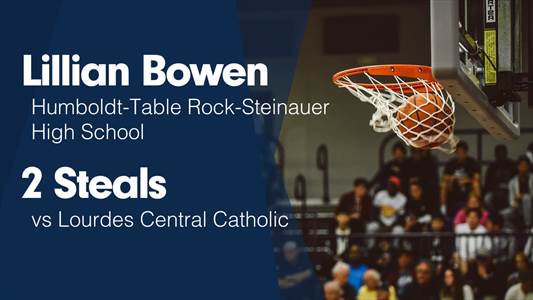 Basketball Recap: Humboldt-Table Rock-Steinauer Falls Despite Big Games from  Laramie Glathar and  Lillian Bowen