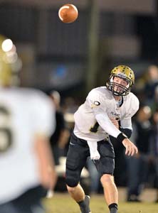 Plant's Aaron Banks threw for one
touchdown and ran for another score. 