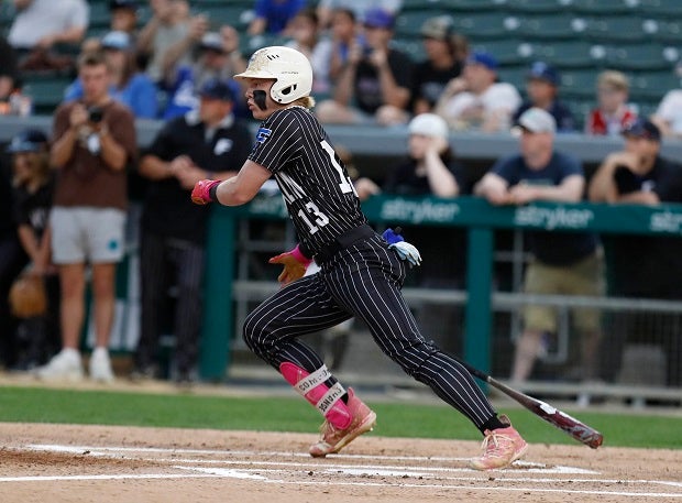 Max Clark of Franklin Community in Indiana is likely to be the first prep player taken in the upcoming MLB Draft. (Photo: Tyler Ward)