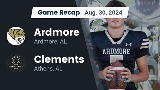 Football Game Recap: Clements Comes Up Short