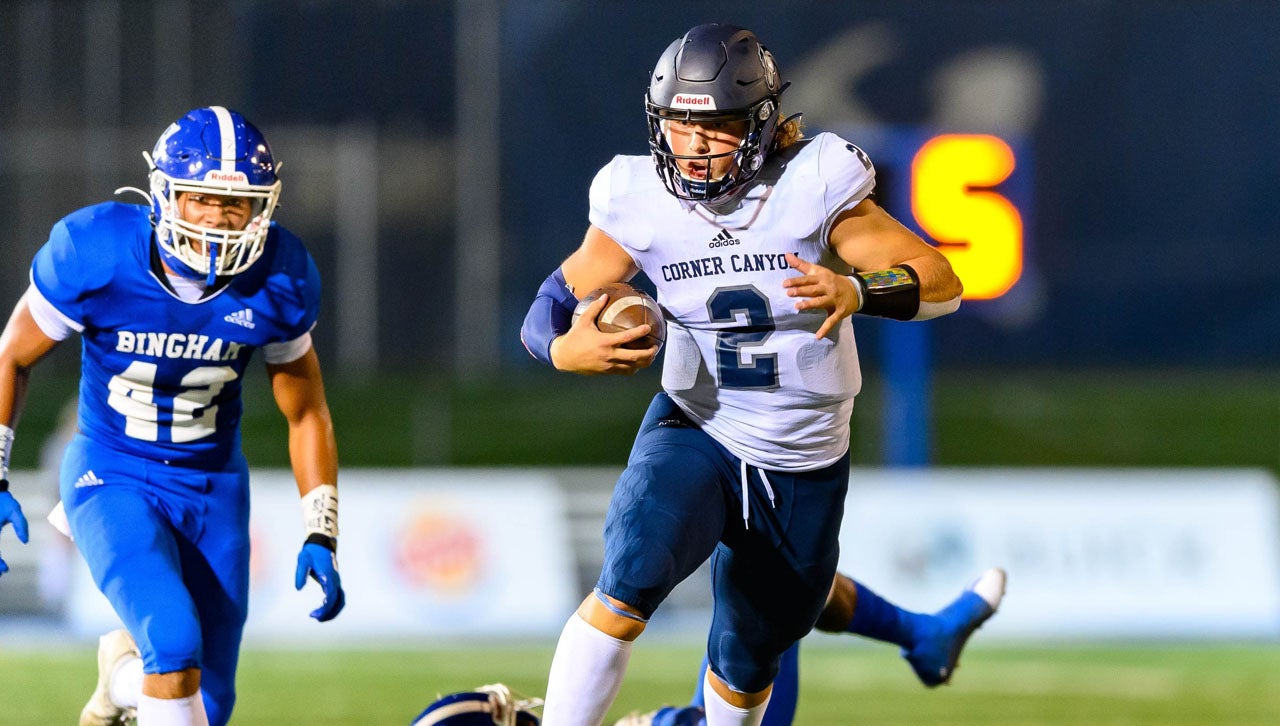 Utah high school football powerhouse Corner Canyon has market cornered on elite quarterbacks with Jaxson Dart, Zach Wilson