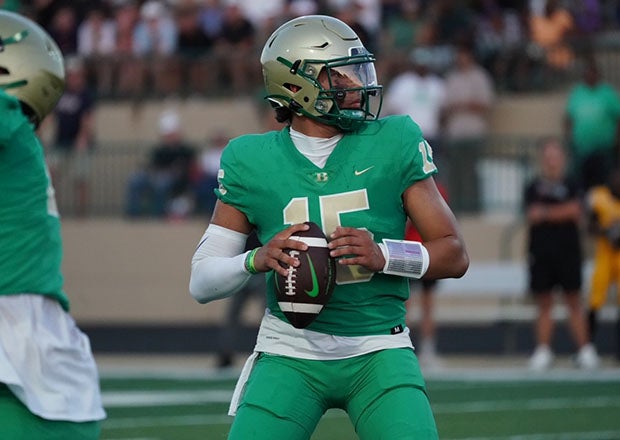 After making the move from Arizona to Georgia, Dylan Raiola threw for 184 yards and a pair of touchdowns in his triumphant debut at Buford. (Photo: Michael Mixon)