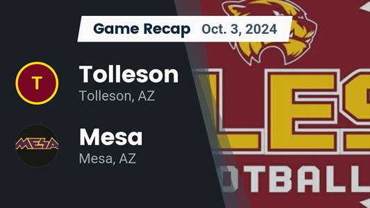 Football Recap: Mesa Takes a Loss