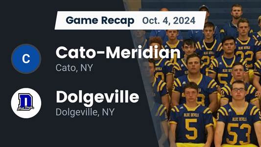 Football Recap: Cato-Meridian Picks Up Third Consecutive  Victor