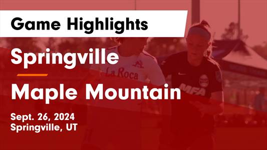 Soccer Recap: Maple Mountain picks up sixth straight win at home