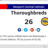 High school softball: Conner beats Newport Central Catholic 42-26 in highest scoring game in Kentucky history
