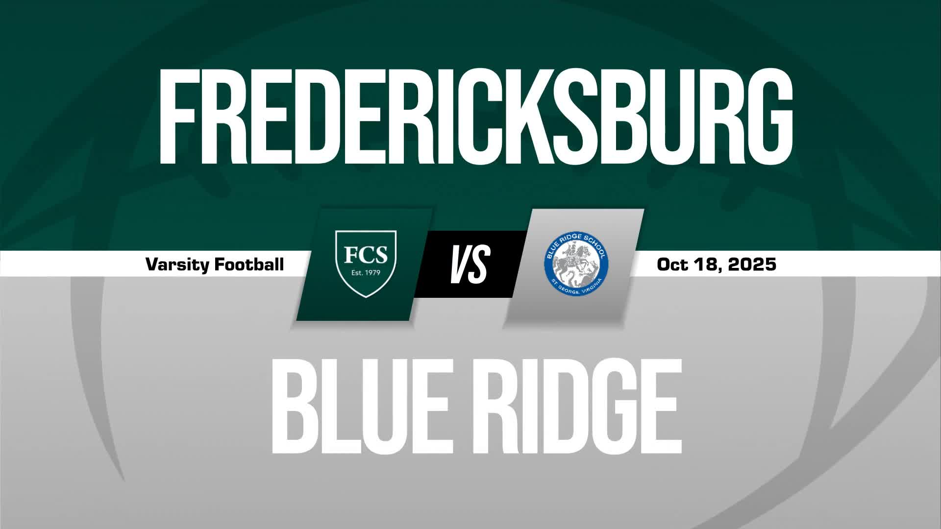 Football Recap: Fredericksburg Christian Comes Up Short