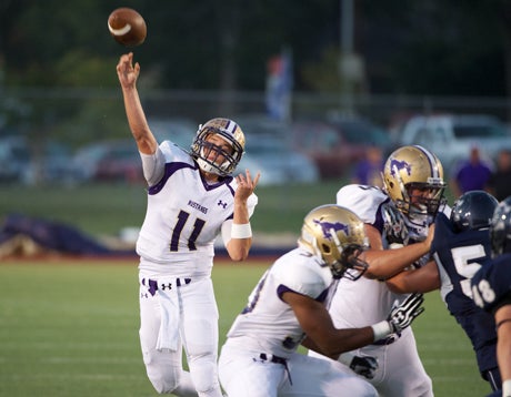 Mike Richardson threw for a Texas state-record 725 yards on Thursday night. It was the No. 2 total in prep history.