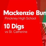 Softball Recap: MacKenzie Burns can't quite lead Pinckney over Tecumseh
