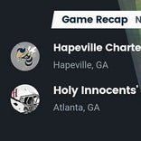 Football Game Recap: Hapeville Charter Hornets vs. Holy Innocents Episcopal Golden Bears