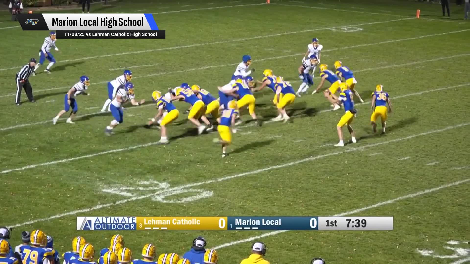 Football Recap: Marion Local Finds Playoff Glory Versus Fort Recovery + How To Watch