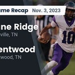 Football Game Recap: Cane Ridge Ravens vs. Brentwood Bruins
