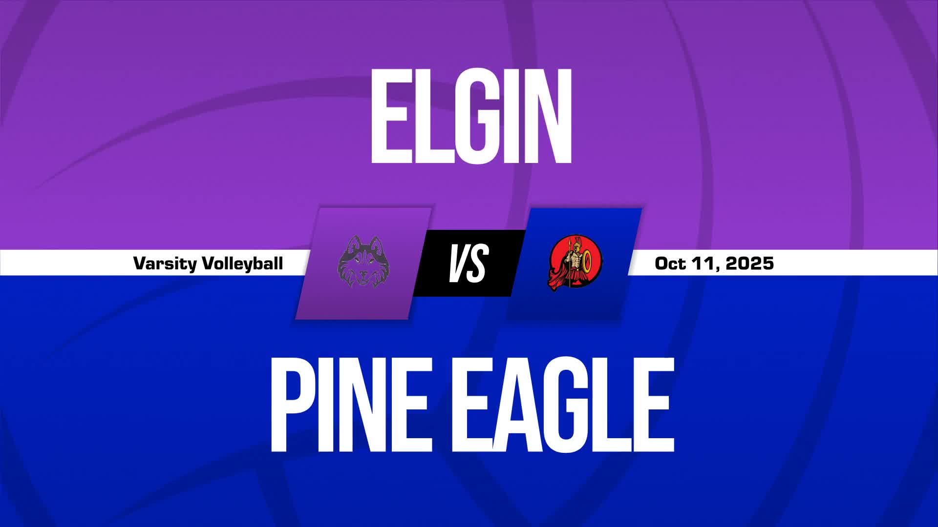 Volleyball Recap: Elgin Has No Trouble Against Pine Eagle